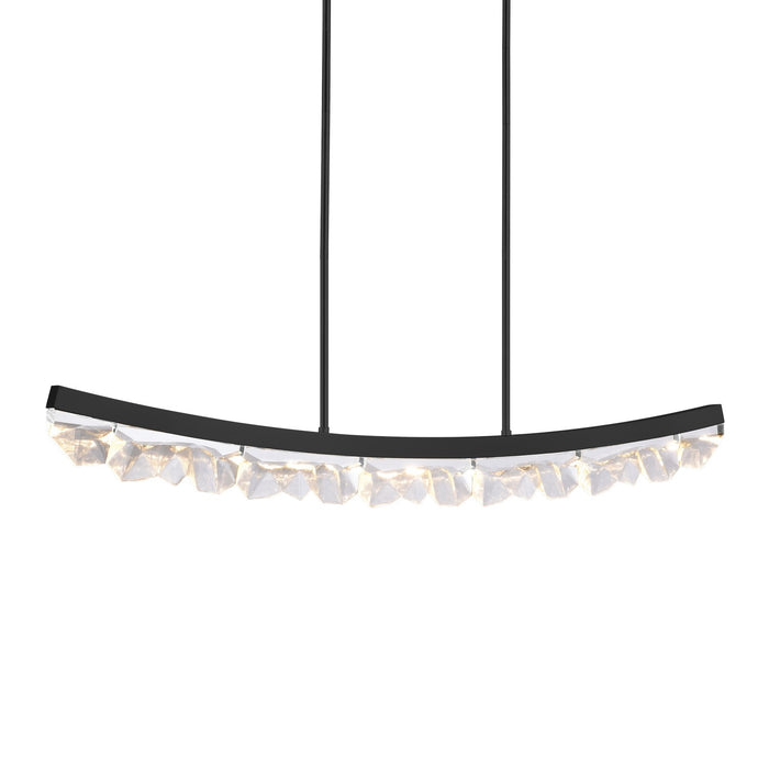 Zeev Lighting - PL11620-LED-56-SBB - LED Linear Pendant - Arcus - Satin Brushed Black