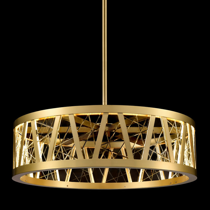 Zeev Lighting - P11519-LED-AGB - LED Pendant - Lucus - Aged Brass