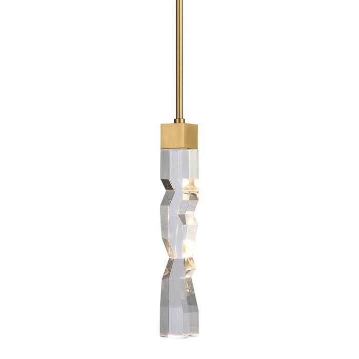 Zeev Lighting - MP11301-LED-2x2-AGB - LED Mini Pendant - Mamadim - Aged Brass