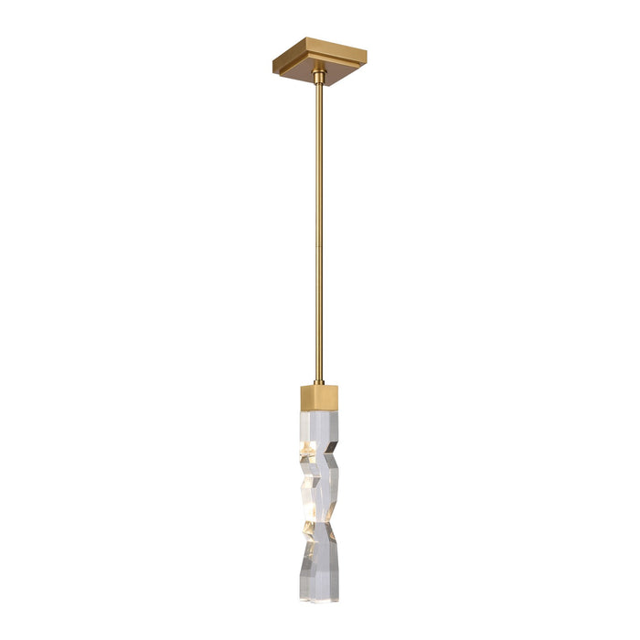 Zeev Lighting - MP11301-LED-2x2-AGB - LED Mini Pendant - Mamadim - Aged Brass