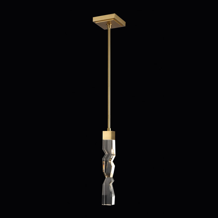 Zeev Lighting - MP11301-LED-2x2-AGB - LED Mini Pendant - Mamadim - Aged Brass