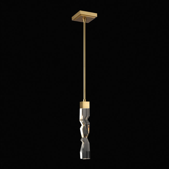 Zeev Lighting - MP11301-LED-2x2-AGB - LED Mini Pendant - Mamadim - Aged Brass