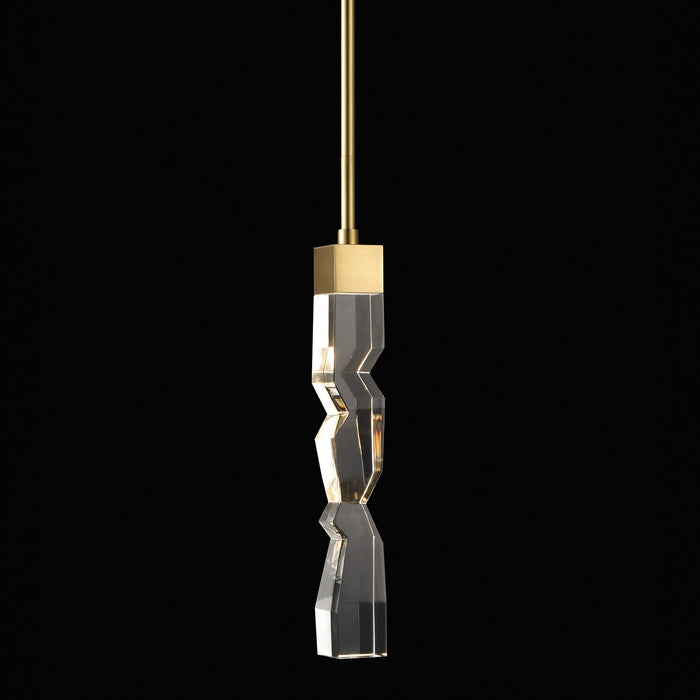 Zeev Lighting - MP11301-LED-2x2-AGB - LED Mini Pendant - Mamadim - Aged Brass