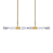 Zeev Lighting - PL11345-LED-49-2x2-AGB - LED Linear Pendant - Mamadim - Aged Brass