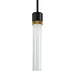 Zeev Lighting - P11704-LED-SBB-K-AGB-G1 - LED Pendant - Zigrina - Satin Brushed Black