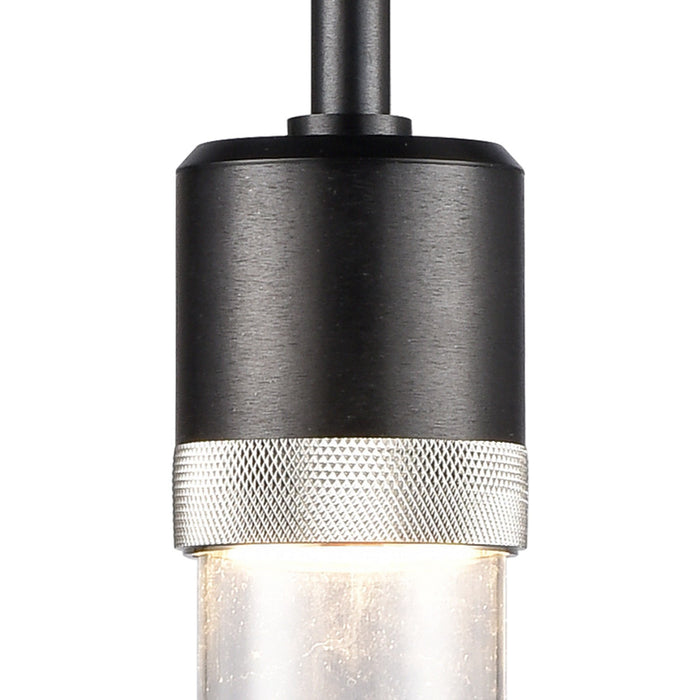 Zeev Lighting - P11704-LED-SBB-K-PN-G1 - LED Pendant - Zigrina - Satin Brushed Black