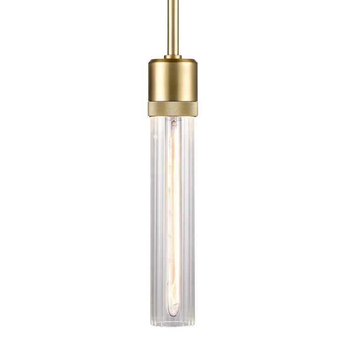 Zeev Lighting - P11705-E26-AGB-G3 - One Light Pendant - Zigrina - Aged Brass