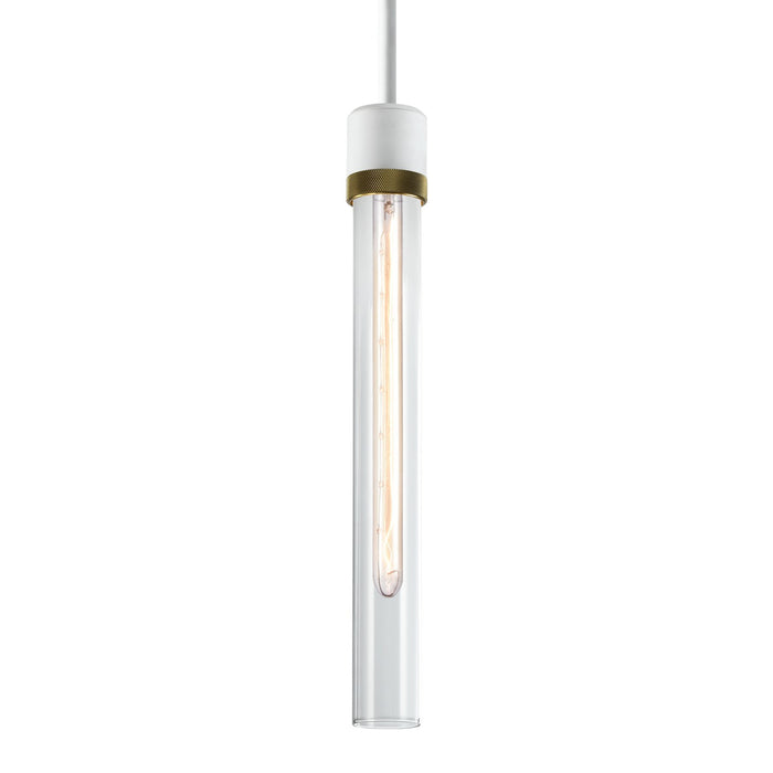 Zeev Lighting - P11706-E26-MW-K-AGB-G2 - One Light Pendant - Zigrina - Matte White