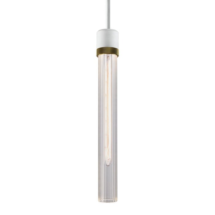 Zeev Lighting - P11706-E26-MW-K-AGB-G4 - One Light Pendant - Zigrina - Matte White
