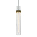 Zeev Lighting - P11706-E26-MW-K-AGB-G5 - One Light Pendant - Zigrina - Matte White