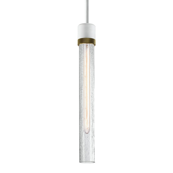 Zeev Lighting - P11706-E26-MW-K-AGB-G6 - One Light Pendant - Zigrina - Matte White
