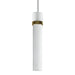 Zeev Lighting - P11706-E26-MW-K-AGB-G7 - One Light Pendant - Zigrina - Matte White
