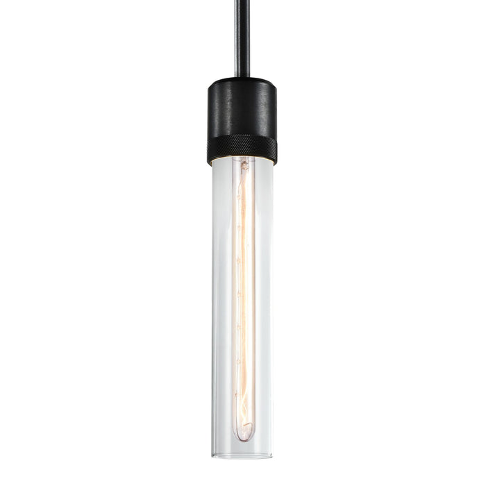 Zeev Lighting - P11708-E26-SBB-G1 - One Light Pendant - Zigrina - Satin Brushed Black