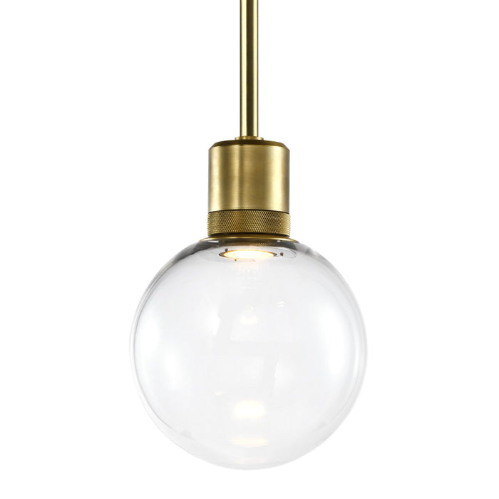 Zeev Lighting - P11701-LED-AGB-G11 - LED Pendant - Zigrina - Aged Brass