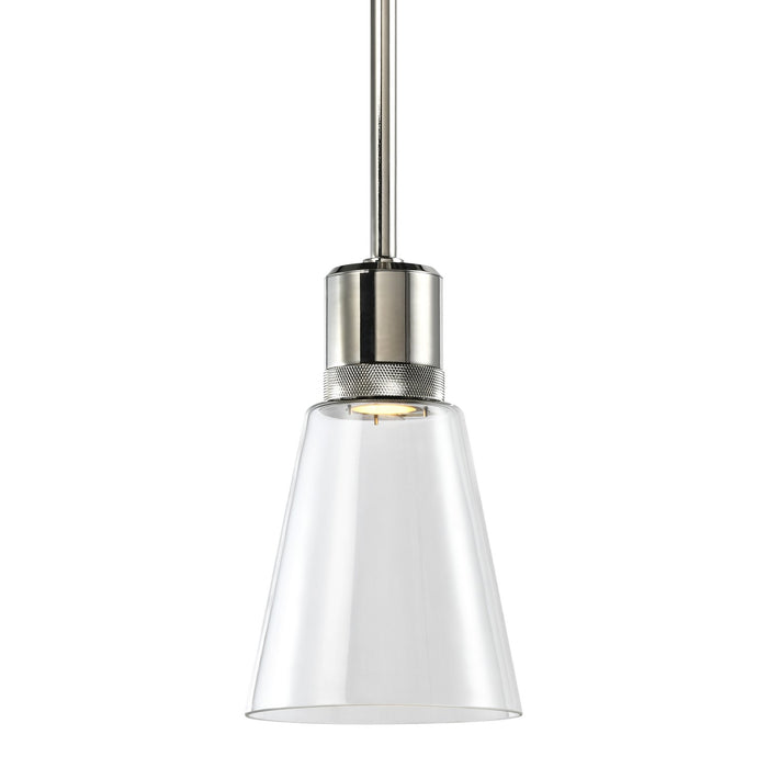 Zeev Lighting - P11703-LED-PN-G16 - LED Pendant - Zigrina - Polished Nickel