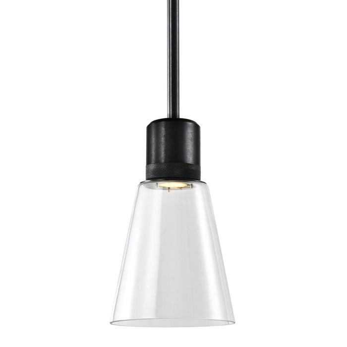 Zeev Lighting - P11704-LED-SBB-G16 - LED Pendant - Zigrina - Satin Brushed Black
