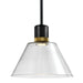 Zeev Lighting - P11704-LED-SBB-K-AGB-G13 - LED Pendant - Zigrina - Satin Brushed Black