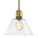 Zeev Lighting - P11705-E26-AGB-G13 - One Light Pendant - Zigrina - Aged Brass