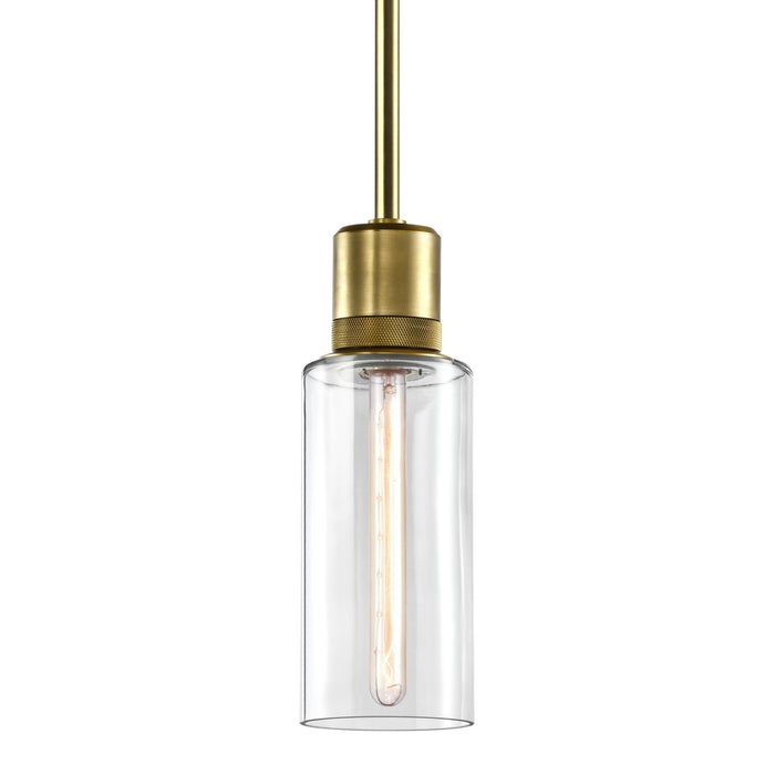 Zeev Lighting - P11705-E26-AGB-G14 - One Light Pendant - Zigrina - Aged Brass