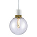 Zeev Lighting - P11706-E26-MW-K-AGB-G11 - One Light Pendant - Zigrina - Matte White