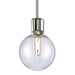 Zeev Lighting - P11707-E26-PN-G11 - One Light Pendant - Zigrina - Polished Nickel