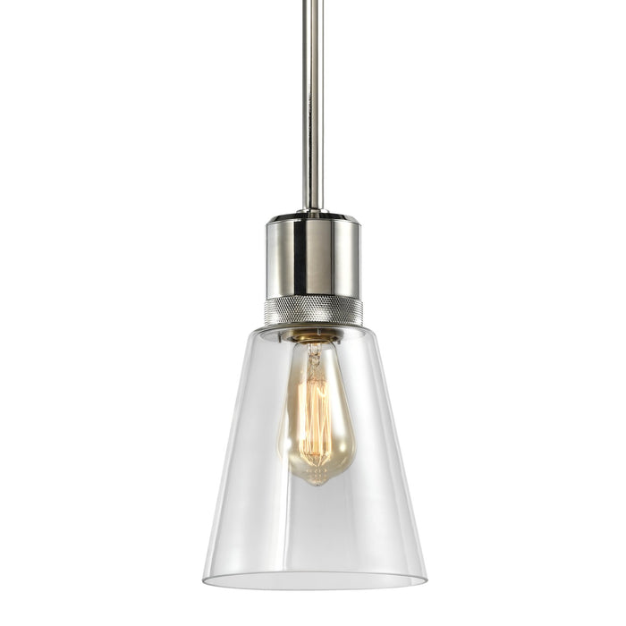 Zeev Lighting - P11707-E26-PN-G16 - One Light Pendant - Zigrina - Polished Nickel