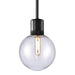 Zeev Lighting - P11708-E26-SBB-G11 - One Light Pendant - Zigrina - Satin Brushed Black