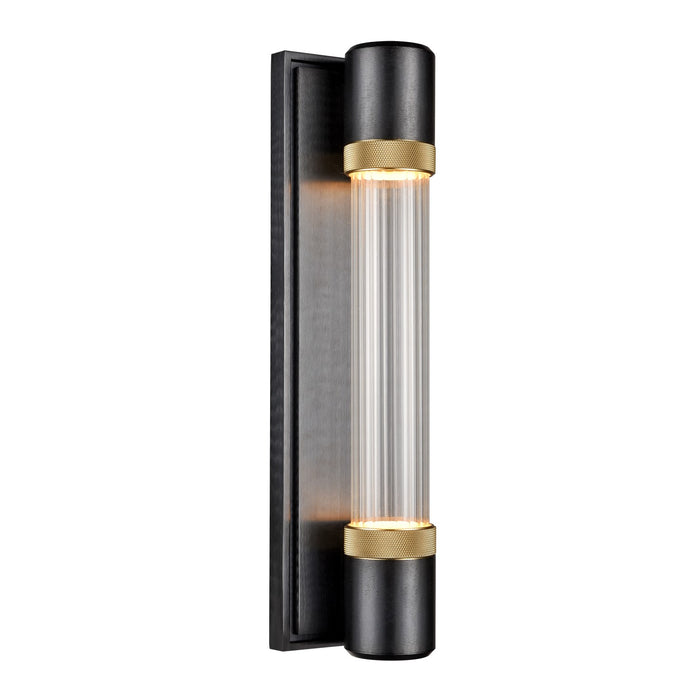Zeev Lighting - WS11724-LED-1-SBB-K-AGB-G3 - LED Wall Sconce - Zigrina - Satin Brushed Black