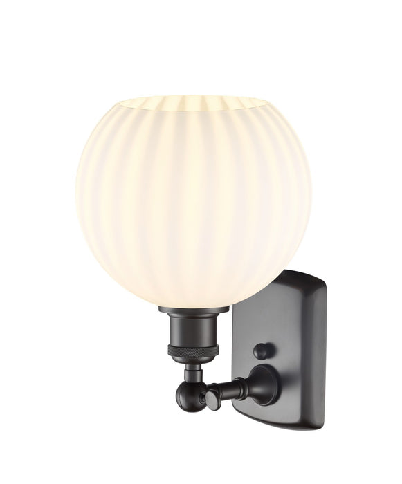 Innovations - 516-1W-OB-G1217-8WV - LED Wall Sconce - Ballston - Oil Rubbed Bronze