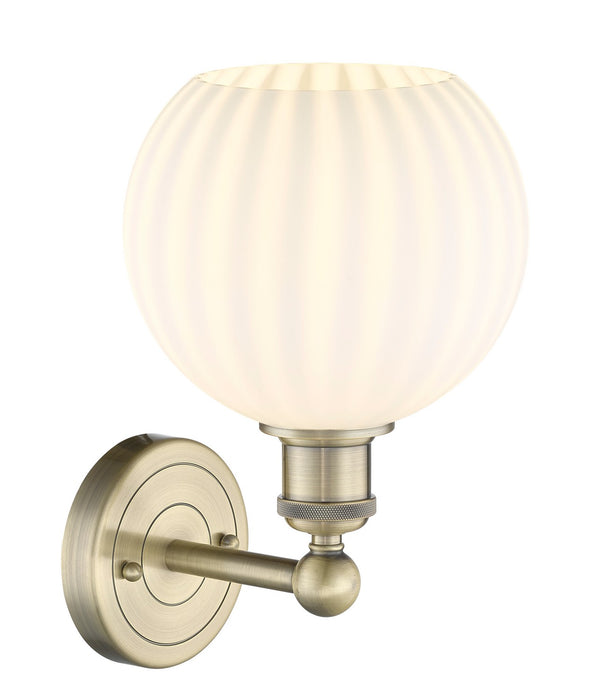 Innovations - 616-1W-AB-G1217-8WV - LED Wall Sconce - Downtown Urban - Antique Brass