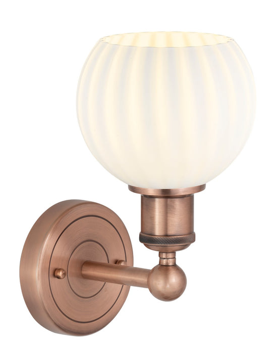 Innovations - 616-1W-AC-G1217-6WV - LED Wall Sconce - Edison - Antique Copper