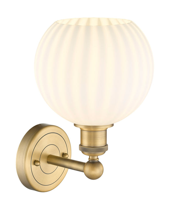 Innovations - 616-1W-BB-G1217-8WV - LED Wall Sconce - Downtown Urban - Brushed Brass