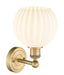 Innovations - 616-1W-BB-G1217-8WV - LED Wall Sconce - Downtown Urban - Brushed Brass