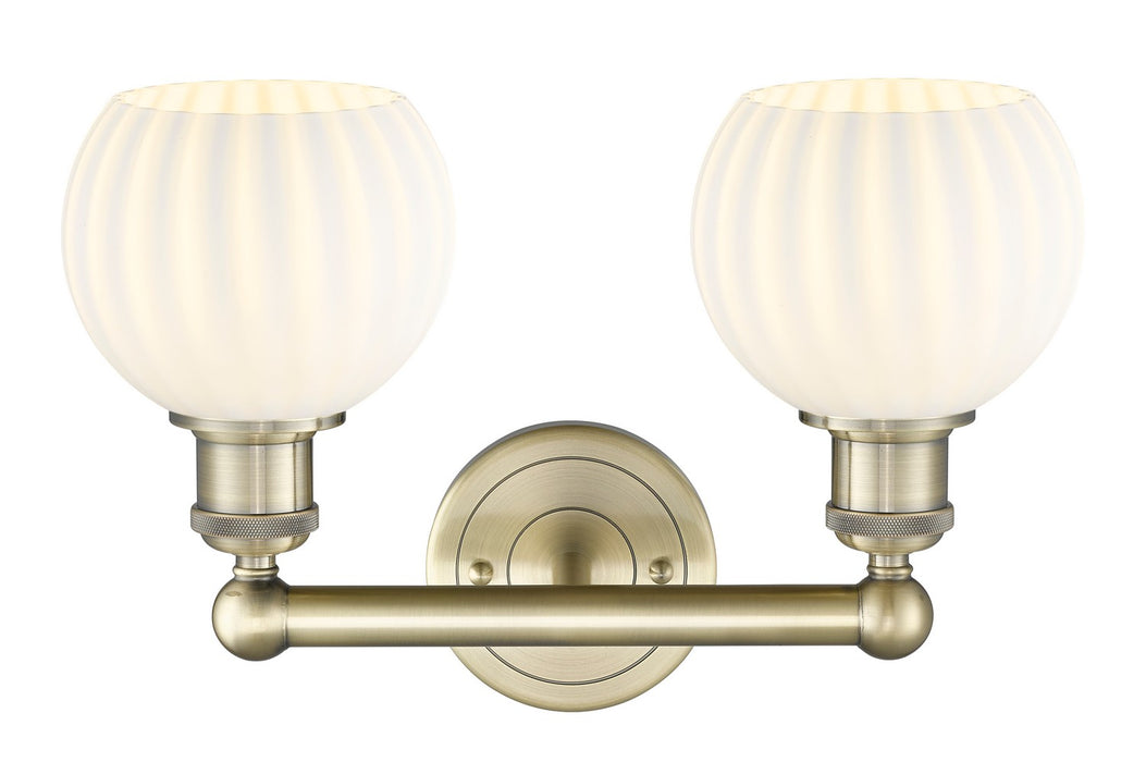 Innovations - 616-2W-AB-G1217-6WV - LED Bath Vanity - Edison - Antique Brass