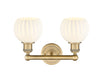 Innovations - 616-2W-BB-G1217-6WV - LED Bath Vanity - Edison - Brushed Brass