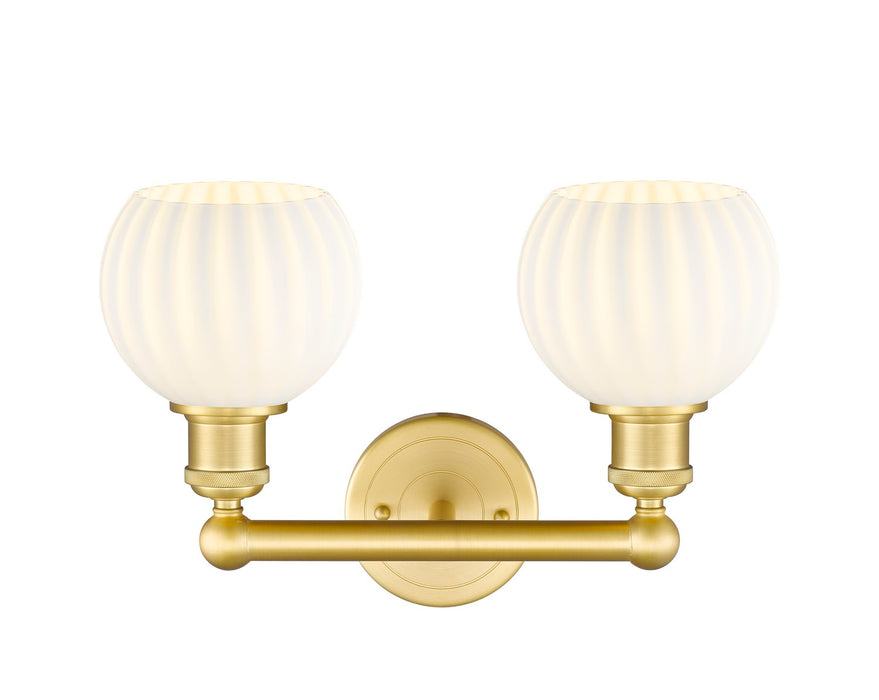 Innovations - 616-2W-SG-G1217-6WV - LED Bath Vanity - Edison - Satin Gold