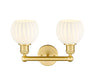 Innovations - 616-2W-SG-G1217-6WV - LED Bath Vanity - Edison - Satin Gold