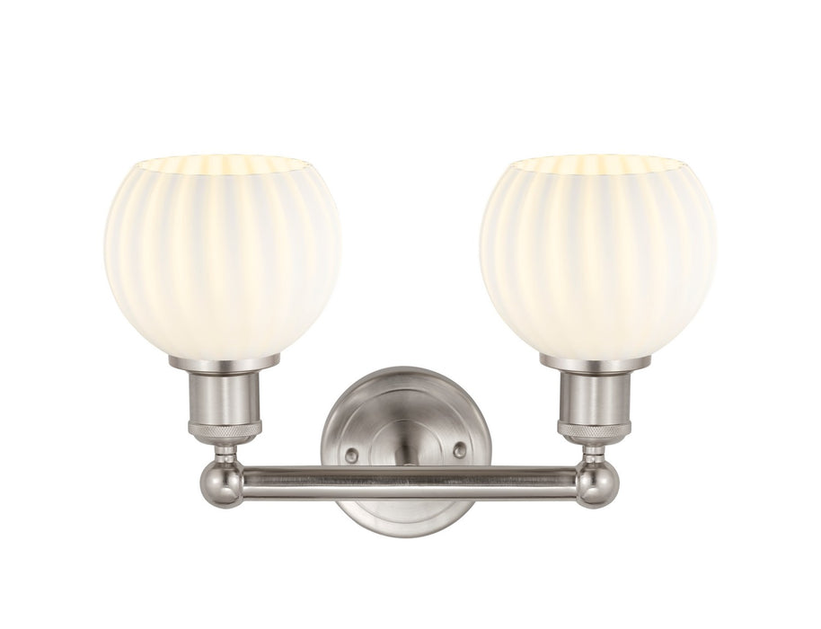 Innovations - 616-2W-SN-G1217-6WV - LED Bath Vanity - Edison - Brushed Satin Nickel