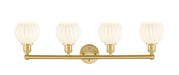 Innovations - 616-4W-SG-G1217-6WV - LED Bath Vanity - Edison - Satin Gold