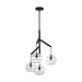 Visual Comfort Modern - 700SDNMPR1CB-LED927 - LED Chandelier - Sedona - Nightshade Black