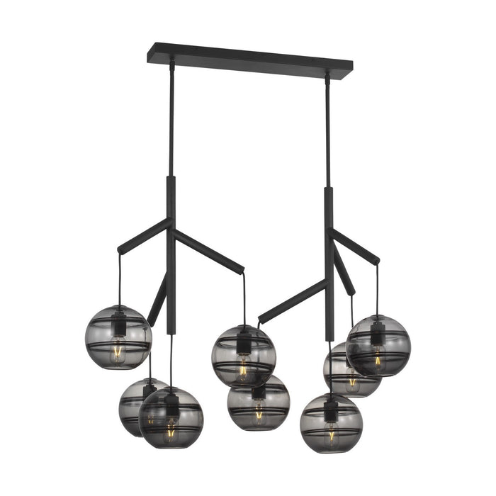 Visual Comfort Modern - 700SDNMPL2KB-LED927 - LED Chandelier - Sedona - Nightshade Black