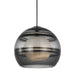 Visual Comfort Modern - 700TDSDNLPKB - One Light Pendant - Sedona - Nightshade Black