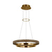 Visual Comfort Modern - 700GRC24NBW-LED930 - LED Chandelier - Grace - Natural Brass/ Weathered Oak