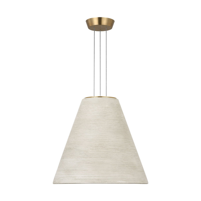 Visual Comfort Modern - SLPD12627CRNB - LED Pendant - Karam - Natural Brass