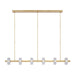 Visual Comfort Modern - KWLS30327CNB - LED Linear Chandelier - Laurel - Natural Brass