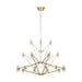 Visual Comfort Modern - SLCH24627NB - LED Chandelier - Lassell - Natural Brass