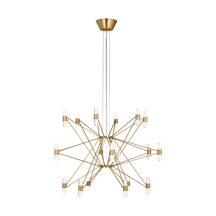 Visual Comfort Modern - SLCH24827NB - LED Chandelier - Lassell - Natural Brass