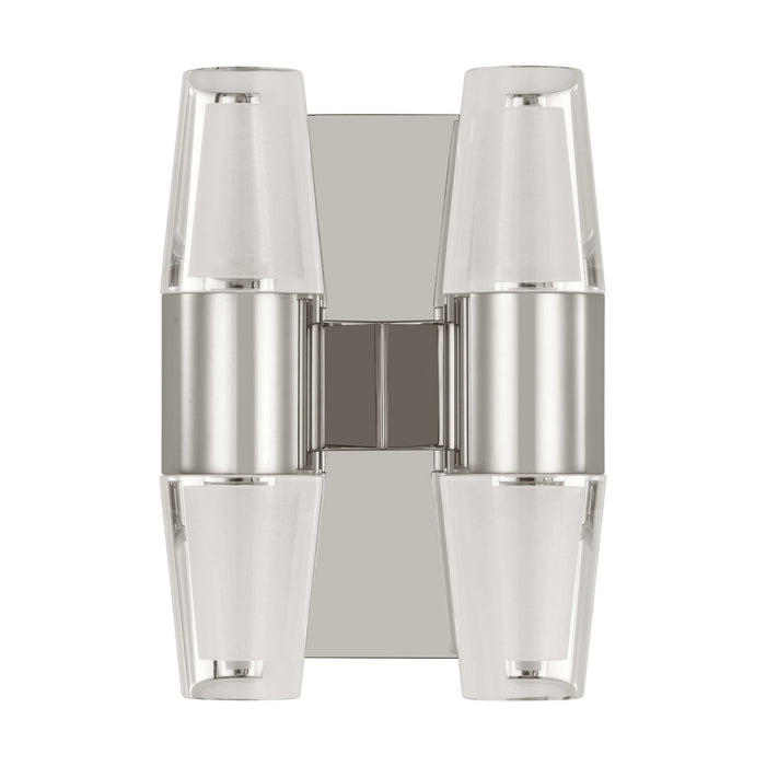 Visual Comfort Modern - SLWS31427N - LED Wall Sconce - Lassell - Polished Nickel