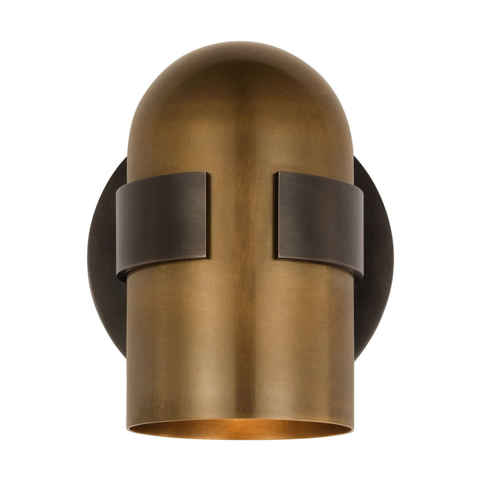 Visual Comfort Modern - AKWS34027BDZ/BWB - LED Wall Sconce - Octavia - Blackened Bronze/Bright Worn Brass