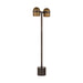 Visual Comfort Modern - AKFL34127BDZ/BWB - LED Floor Lamp - Octavia - Blackened Bronze/Bright Worn Brass